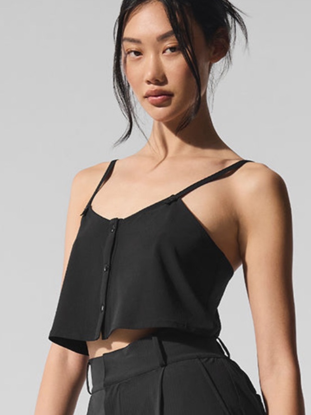 ALO Yoga Black Dreamscape Tank